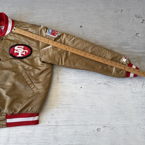 Giacca raso vintage anni 90 NFL Starter Proline San Francisco SF 49ers taglia media - Foto 9 di 24