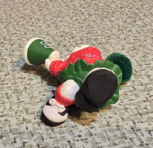 1986 Hallmark Keepsake Christmas Ornament Rah Rah Rabbit cheerleader 2.5" - Picture 10 of 13