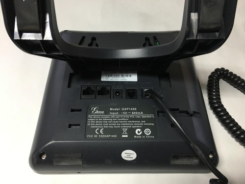 GRANDSTREAM GXP1450 SIP IP BUSINESS PHONE W/ HANDSET + STAND - Picture 6 of 6
