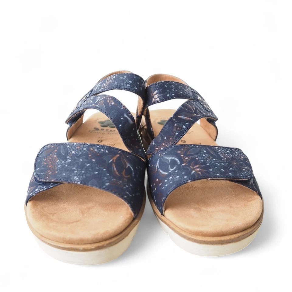 Spring Step Relife Haydennie Slingback Sandals Navy 19027-2211 Women's 9/40 - Image 3 of 4