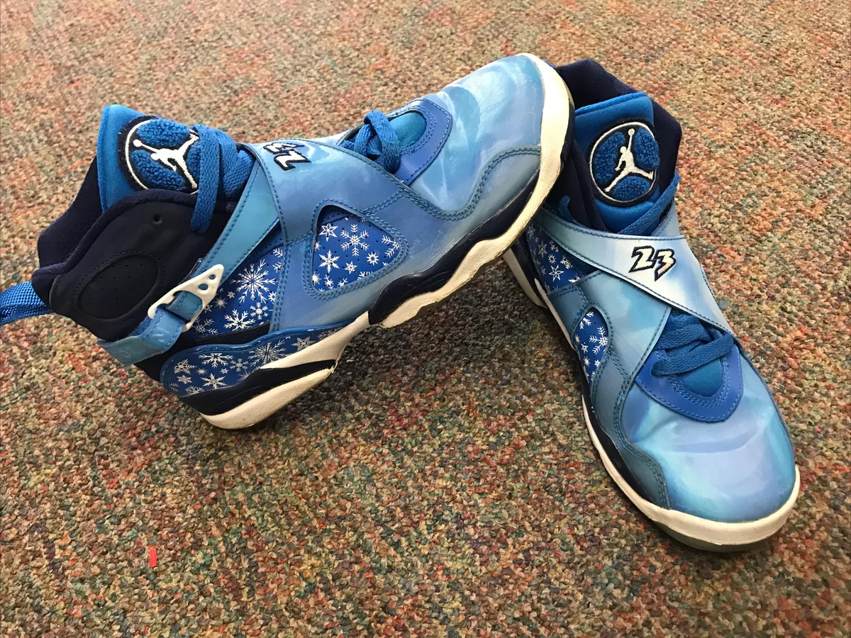 Jordan 8 blue snowflake sale