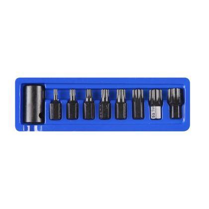 BlueSpot 9 PCE 1/2" Impact Torx Bits (T30-T70) Manufactured From S2 Steel - Picture 2 of 3