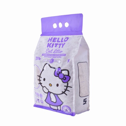 HELLO KITTY BRAND BENTONITE NATURAL / LAVENDER / BABY POWDER CLUMPING CAT LITTER - Picture 33 of 58
