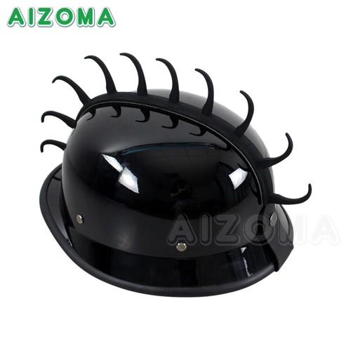 Rubber DirtBike Snowboarding Skiing Motorcycle ATV Talon Helmet Mohawk Warhawks - Picture 11 of 12