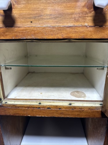 Vintage antiker antiseptischer Sterilisator medizinischer Apotheker Friseur Vitrine Vitrine - Bild 5 von 17