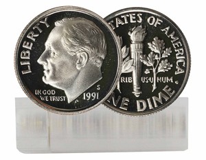 1991-S Roosevelt Dime Proof