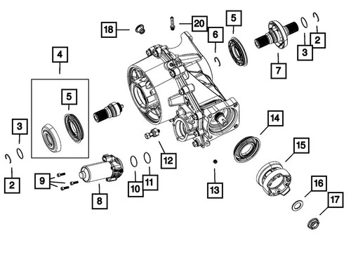 For 19-22 Jeep Cherokee Rear Axle Differential Carrier Assembly 3.73 Ratio - Bild 2 von 11