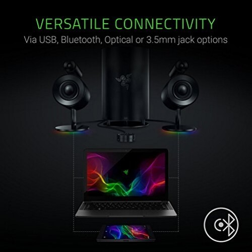 * Razer Nommo Pro Gaming Speaker 2.1 Surround BT USB 3.5mm Multi-Plattform EU - Zdjęcie 5 z 6
