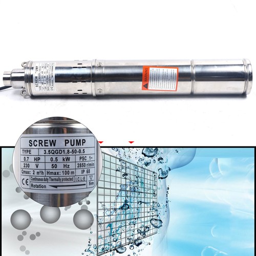 3.5" Stainless Steel Deep Well Pump Submersible Water Pump Irrigation Pond Farm - Picture 3 of 15