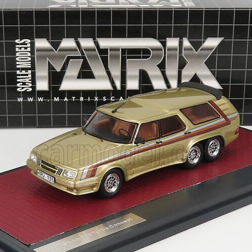 wonderful resin-modelcar 1/43 SAAB 906 Turbo Combi Concept 1984 - goldmetallic - Picture 1 of 8
