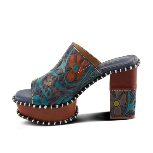 L'Artiste By Spring Step Platform Sandal Shoe 38 EUR 8 US New In Box - Picture 5 of 6