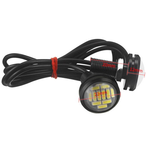 2PCS 12V 15W Backup Daytime Running LED Light Spotlighting Eagle Eye Car L G JW - Picture 3 of 4