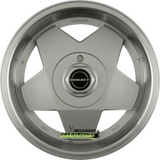 Borbet A silver rim polished 7x15 ET35 - LK4/100 ML64 Felgen Alufelgen