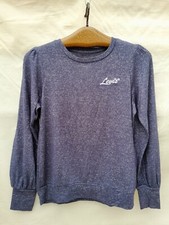 Levi's Sweater Women's EU 14 blue Blend Sweatshirt Soft Feel Embroidered Logo