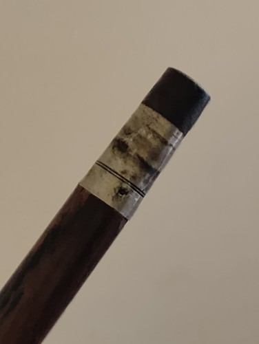 SUPER FINE ANTIQUE WALKING CANE STICK ORNATE 18K GOLD FILLED HANDLE EBONY WOOD - Picture 5 of 9
