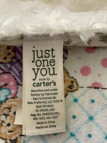 Carter's Lamb Lovey Stars Swirl Plüsch weißes Schaf Just One You - Bild 5 von 5