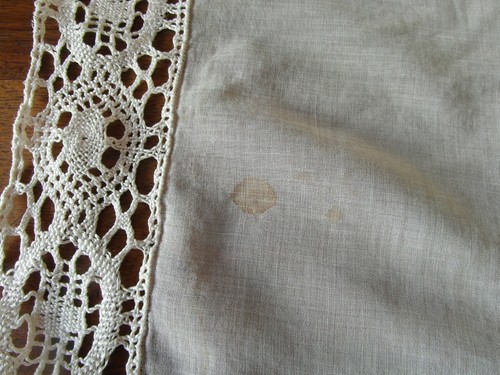 napperon protege fauteuil prie dieu ancien broderie richelieu  @@old mat - Picture 4 of 5