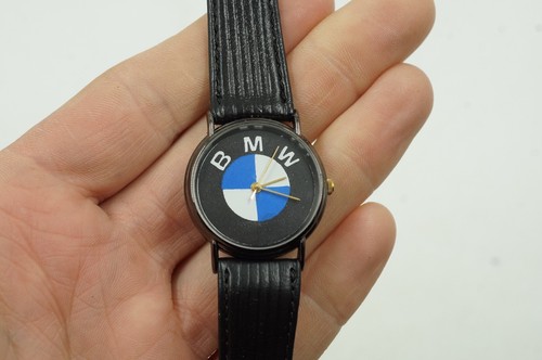 Vintage NOS BMW Promo Quartz Mens Watch - Genuine Leather Band - Picture 4 of 4