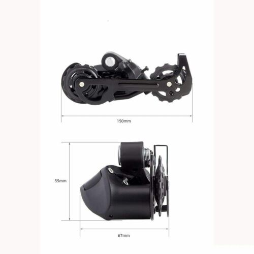 10 Speed Bike Rear Derailleur Shimano Compatible MTB Long Cage Derailleur 45T - Picture 4 of 4
