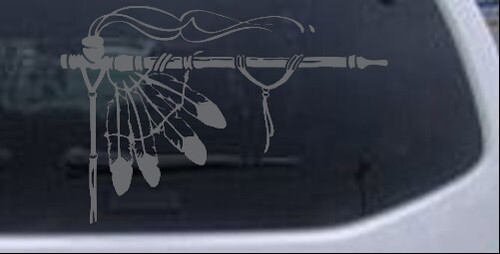 Calcomanía de la tubería de la paz de los indios nativos americanos Pegatina de calcomanía para automóviles o ventanas de camiones para portátiles - Imagen 7 de 32