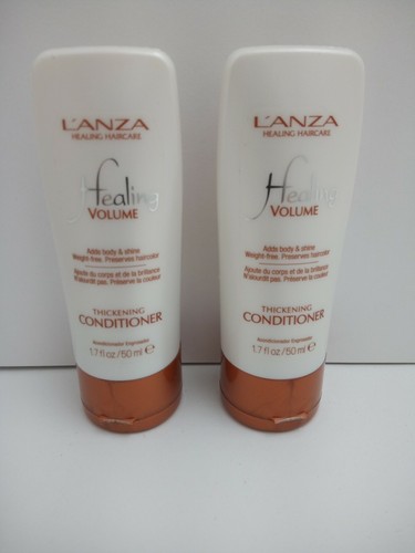 Lot of 2 L’Anza Healing Volume Thickening Conditioner, 1.7 oz - Picture 1 of 12