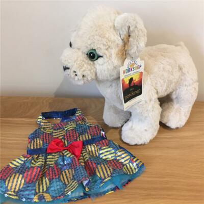 BAUEN SIE EINE BEAR FABRIK WUNDERSCHÖNER DISNEY LÖWENKÖNIG JUNGE NALA & KLEID BRANDNEU MIT ETIKETT