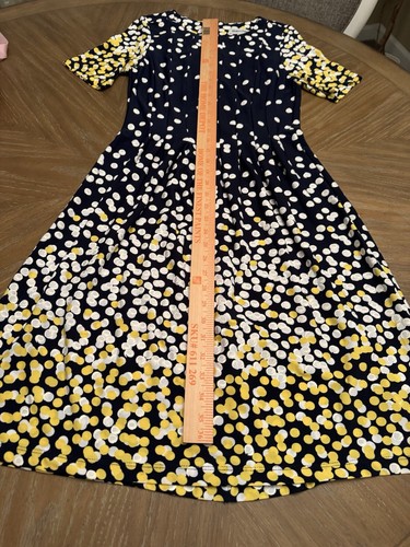 Shelby & Palmer Sz. Small Woman's Colorful Black Yellow And White Dress Nice! - Bild 3 von 11