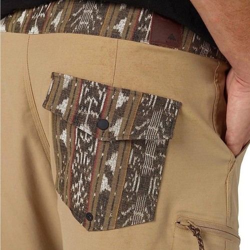 Burton Mens Shorts Moxie Size 30 Small UPF 30 Cotton Nylon Water Repellent Beach - Picture 3 of 12