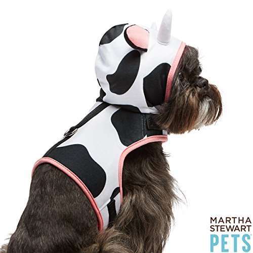 Martha Stewart Haustiere Kuh Kostüm Weste Geschirr X-Small Halloween Hund - Bild 1 von 1
