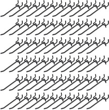 100 Pcs Peg Board Shelving Hooks Stainless Steel Pegboard Hook Pegboard Display 