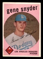 1959 Topps Baseball #522 Gene Snyder GD *f1
