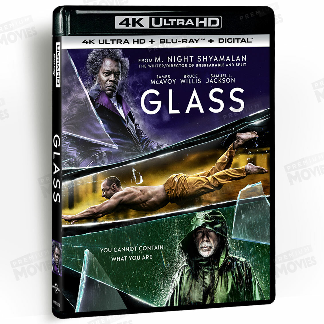 Glass (2019) 4K Ultra HD Blu-ray 2-Disc US Release w/James McAvoy