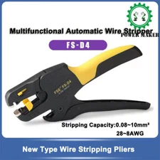 FS-D4 Wire Stripping Plier Self-Adjusting Insulation Wire Stripper Pulling Plier