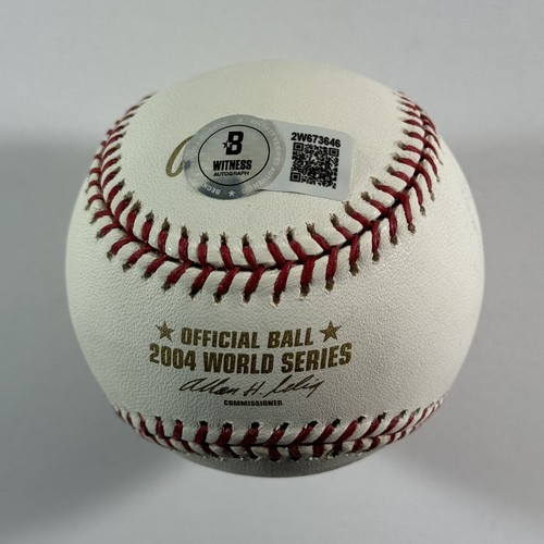 MANNY RAMIREZ “04 WS MVP” FIRMADO 2004 SERIE MUNDIAL BÉISBOL SOX CERTIFICADO DE AUTENTICIDAD BAJO - Imagen 2 de 2