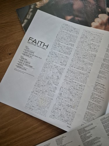 RARE George Michael Faith LP Album 1987 Japan Vinyl Record - Picture 12 of 18
