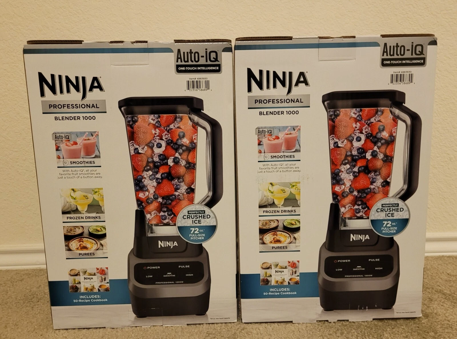 Ninja Professional Blender 1000 with Auto-iQ
Opens in a new window or tab