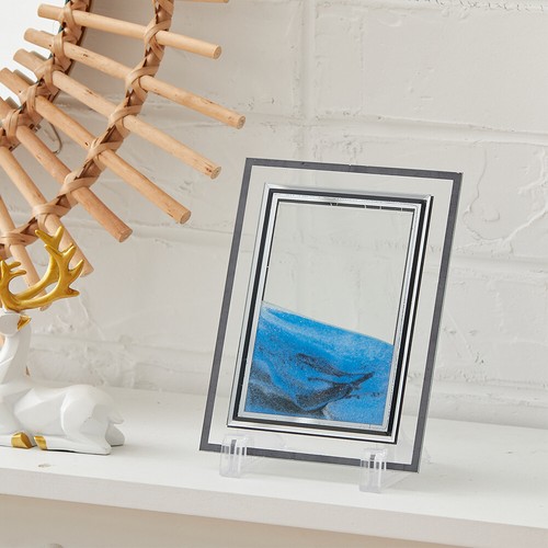3D Sandscape in Motion Display Moving Sand Frame Art Picture Glass Flowing Gift - Picture 13 of 83
