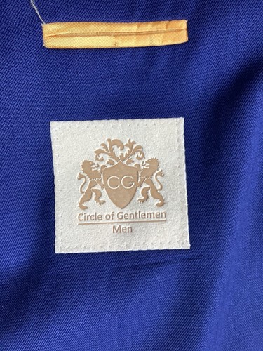 Circle of Gentlemen Men Royal Blue Sandford Low Blazer 42UK 52EU RRP £499 - Picture 8 of 10
