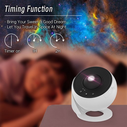 12in1 Planetarium Galaxy Star Projector Rotating Nebula Night Light Christmas - Picture 7 of 13