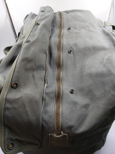 Vintage Kit Bag Flyers Sage Green US Military 1967 Duffel Pilot Made In USA - Picture 18 of 21