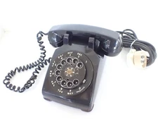 Vintage Western Electric C/D 500 Bell System Black Rotary Telephone Untested