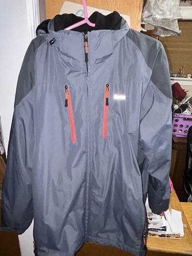 EUC Reebok Men’s Waterproof Winter Jacket With Good 2XL XXL Pockets Zippered HTF - Picture 13 of 24