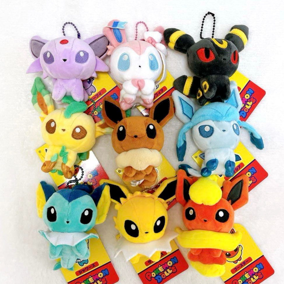 Pokemon Center Eeveelution Pokedoll Mascot Plush Doll Set of 9 | eBay