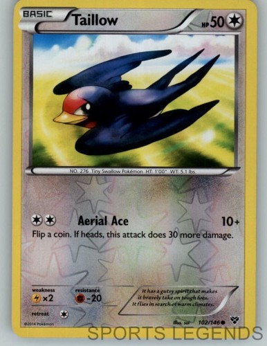 2014 pokemon XY reverse holo Taillow 102/146 - 第 1/1 張圖片