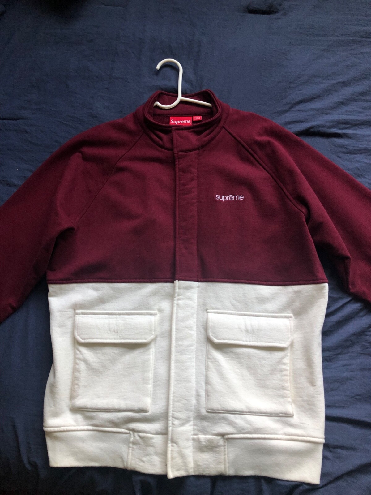 supreme warm up jacket