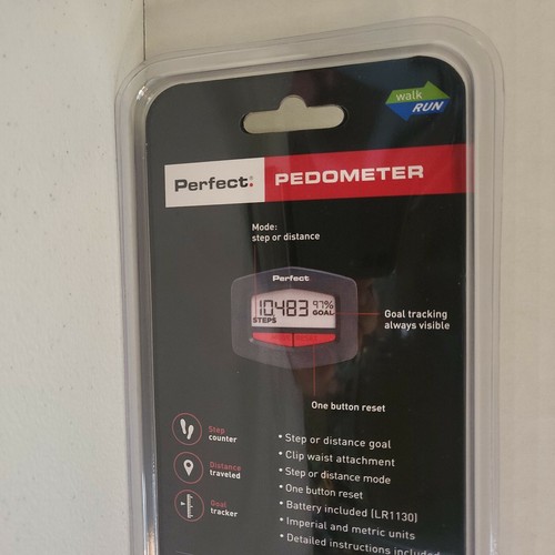 Perfect Pedometer Step Distance New Factory Sealed - Picture 5 of 6