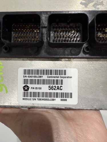 2011 Dodge Volkswagen Chrysler ECU Engine Computer P05150562AC - Picture 2 of 4