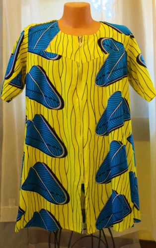 Men's African genuine homeland wax print shirt - X