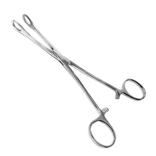 Cynamed Foerster Sponge Forceps Straight Serrated Jaw Surgical & Vet Inst 9.5"