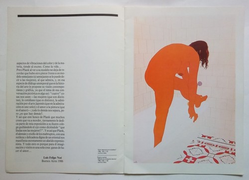 Alfredo Plank - Catálogo de una exposición - (1986) - Argentina Beat SIGNED - Imagen 4 de 4
